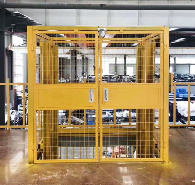 海口智能导轨式升降机亮相